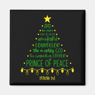 Christian Christmas Jesus Bible Names Xmas Tree Sh Magnet