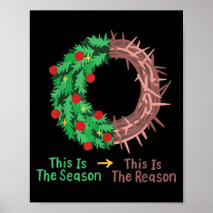 Christian Christmas Jesus This Is The Season The R Poster