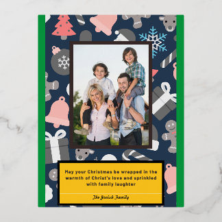 Christian Christmas Love and Laughter Card