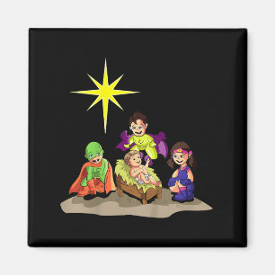 Christian Christmas Nativity Baby Jesus Manger Sup Magnet