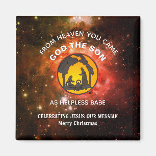 Christian Christmas Nativity Magnet