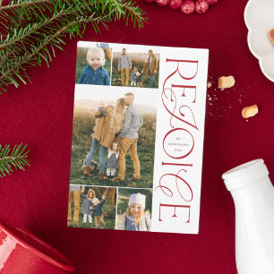 Christian Christmas Photo Cards Rejoice