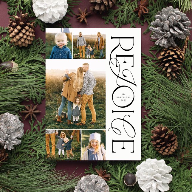 Christian Christmas Photo Cards Rejoice (Creator Uploaded)