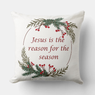 Christian Christmas Scripture  Cushion