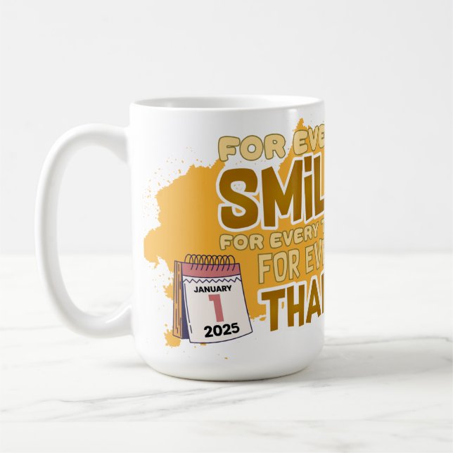 Christian Christmas Thank Lord Mug (Left)