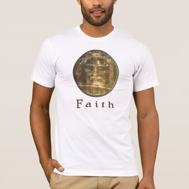 Christian clothing Shroud of Turin T-Shirt (Front)