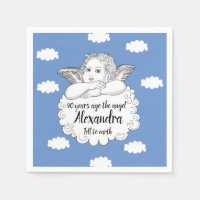 Christian Cloud Angel Happy 90th Birthday