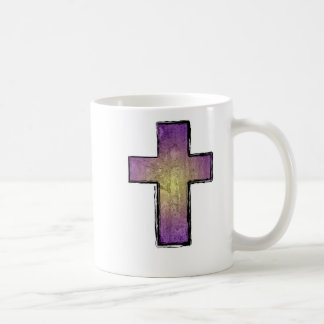Christian Coffee Mugs -- Christ is my rock Cross