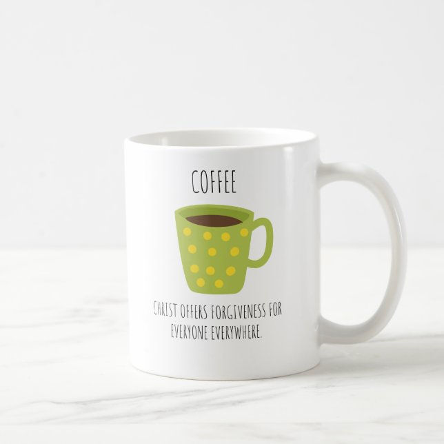 Christian Coffee Themed Mug (Right)