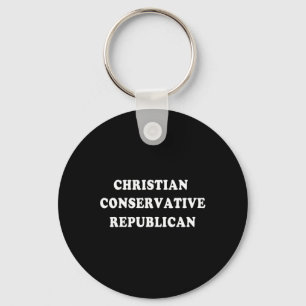 Christian Conservative Republican Key Ring