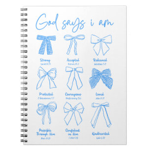 Christian Coquette God Says I am Notebook