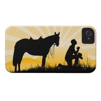 Christian Cowboy iPhone Case