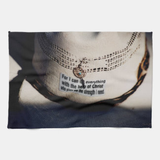 Christian Cowboy Kitchen Towel