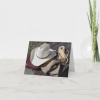 Christian Cowboy Western Southwest Note Card