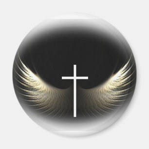 Christian Cross and Holy Spirit Magnet