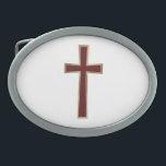 Christian cross belt buckle<br><div class="desc">Christian cross</div>