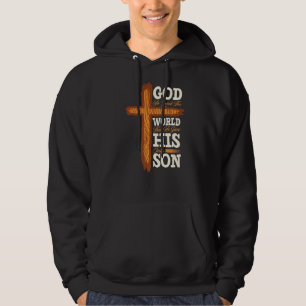 Christian Cross Bible Verse Scripture Faith Hoodie