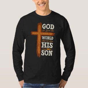 Christian Cross Bible Verse Scripture Faith T-Shirt