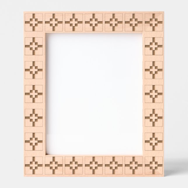 Christian cross border etched frames (Front)