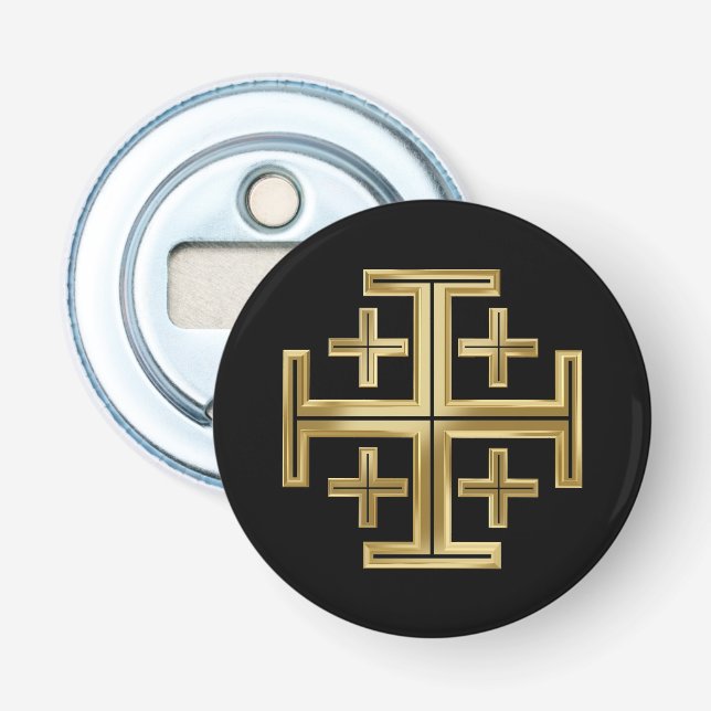 Christian cross bottle opener (Front)