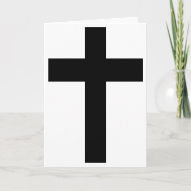 Christian Cross Card (Front)