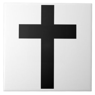 Christian Cross Ceramic Tile
