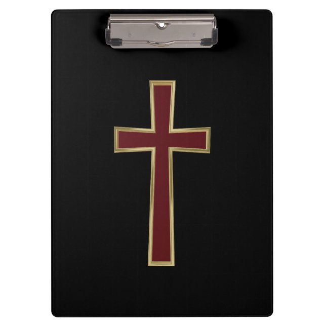Christian cross clipboard (Front)