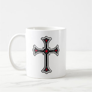 Christian cross coffee mug