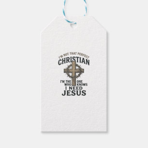 Christian Cross Crown of Thorns Vintage Faith Shir Gift Tags