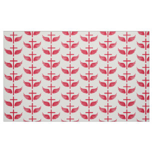 Christian cross fabric