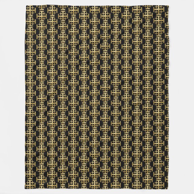 Christian cross fleece blanket (Front)