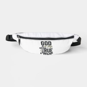 Christian Cross God Is My True Love Vector Bum Bags
