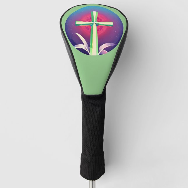 Christian Cross Golf Head Cover (Front)