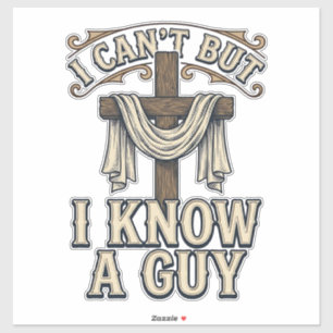 Christian Cross I Know a Guy Vintage Shirt