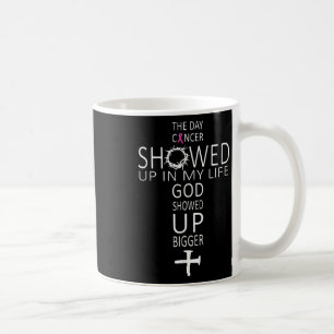 Christian Cross Jesus Pink Breast Cancer Awareness Coffee Mug