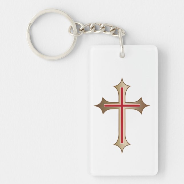 Christian cross key ring (Front)