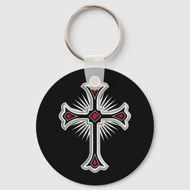 Christian cross key ring (Front)