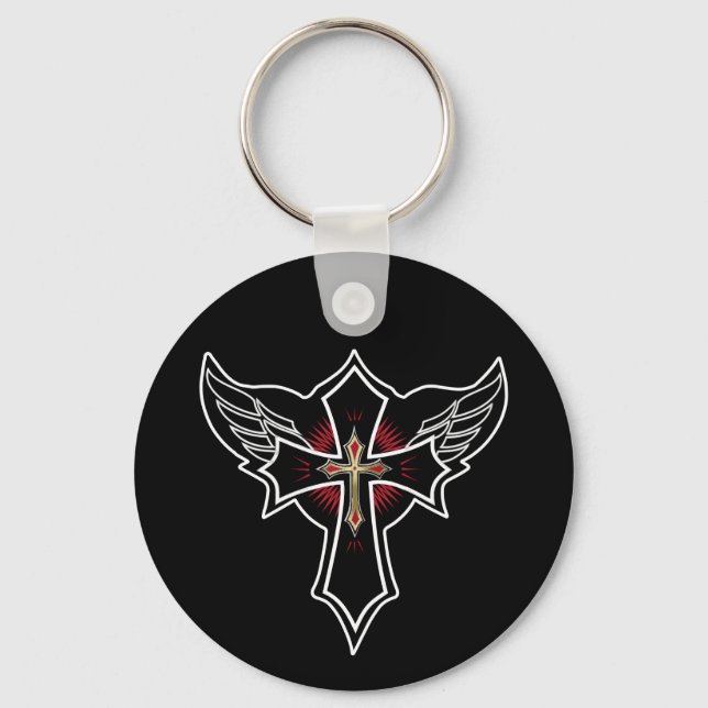 Christian cross key ring (Front)