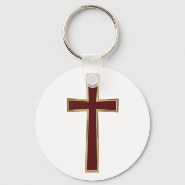 Christian cross key ring (Front)
