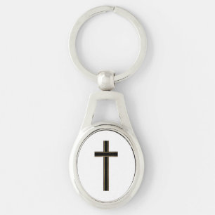 Christian cross key ring