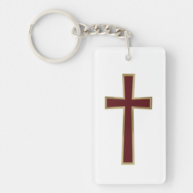 Christian cross key ring (Front)