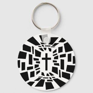 Christian Cross Key Ring
