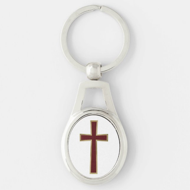 Christian cross key ring (Front)