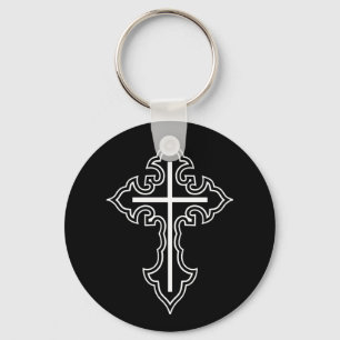 Christian cross key ring