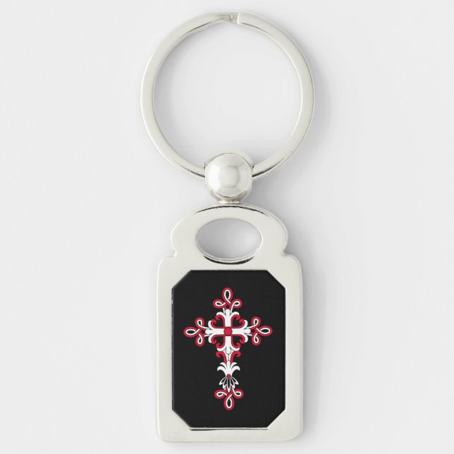 Christian cross key ring (Front)