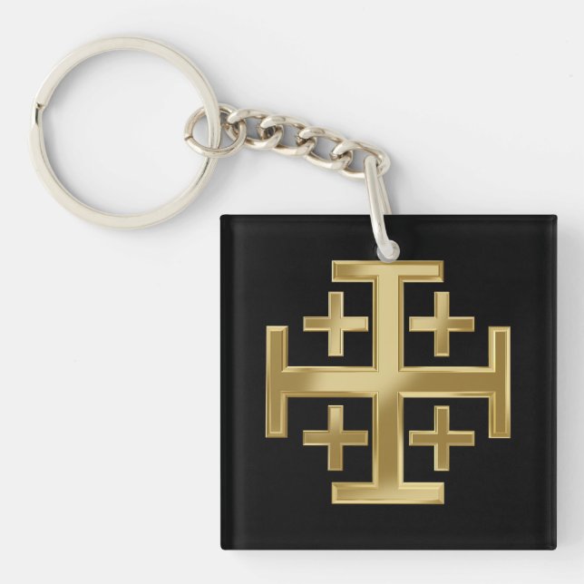 Christian cross key ring (Front)