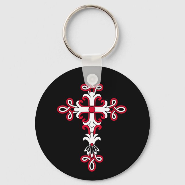 Christian cross key ring (Front)