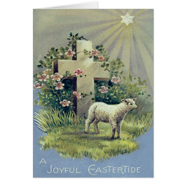 Christian Cross Lamb Star (Front)