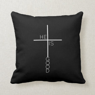 Christian Cross Modern Minimalist Abstract Cushion