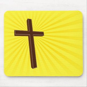 Christian Cross mousepad